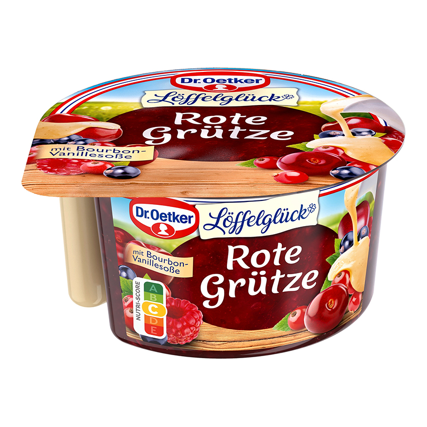 Dr. Oetker Rote Grütze + Vanille Sosse 160g 