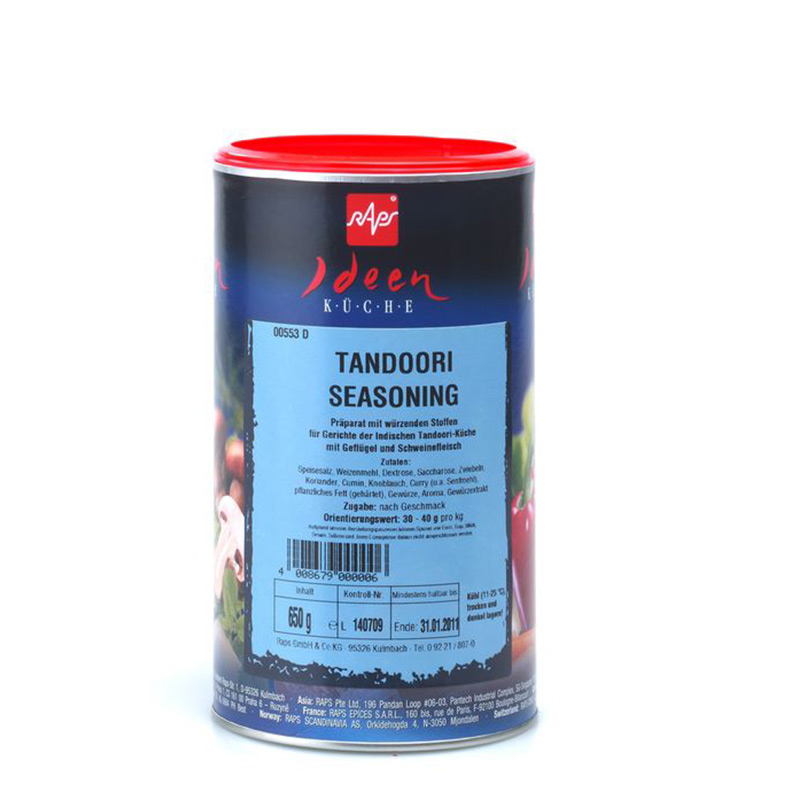 Tandoori SEASONING 650g Dose v. RAPS 
