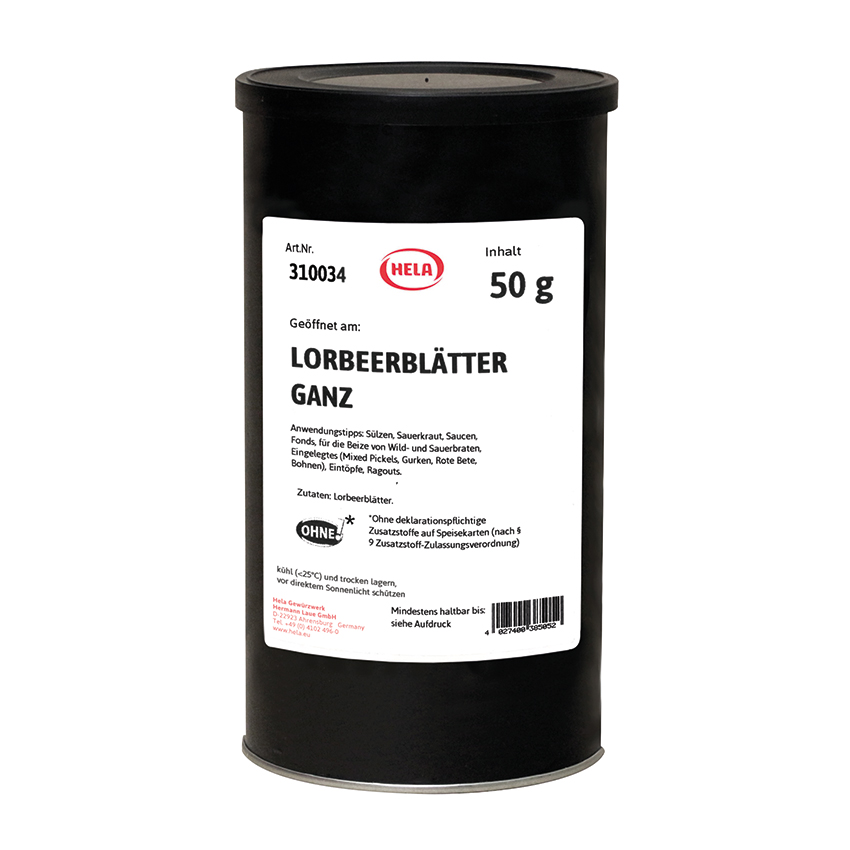 Hela Lorbeerblätter ganz 50g 