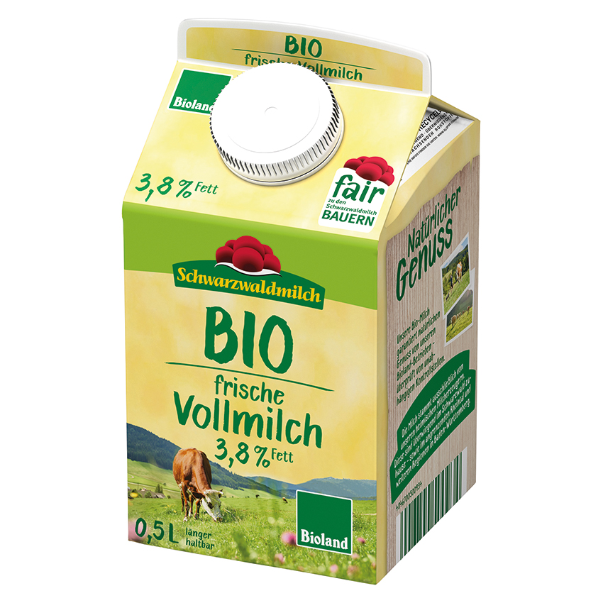 SWM Bio Frischmilch 3,​8% 0,​5 l 