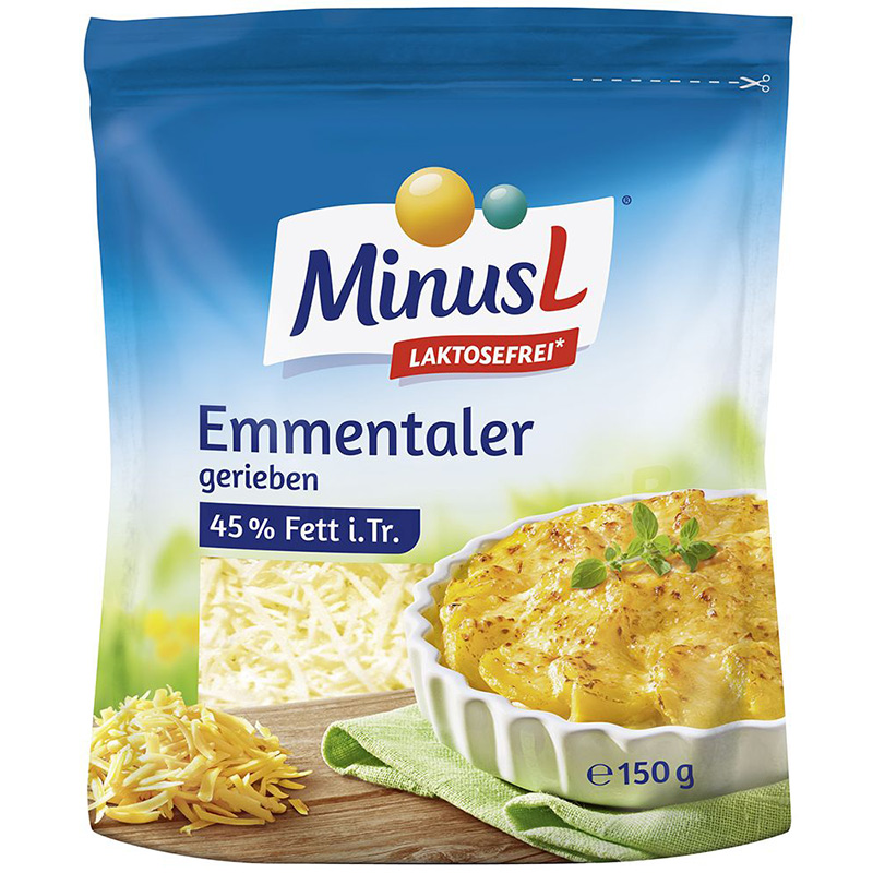 Minus-​L Emment. gerieben 150 g 