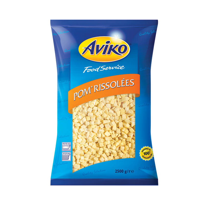 TK KARTOFFELWÜRFEL RISSOLEES 4 X 2,​5 KG / KT  