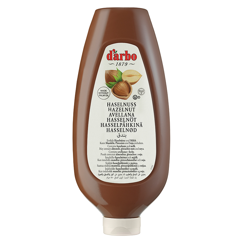 Nougatcreme/​Haselnuss 880 g Dosierflasche für …
